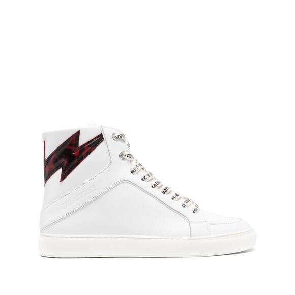 Zadig & Voltaire High Flash High-Top Sneakers in Power - Picture 1 of 9